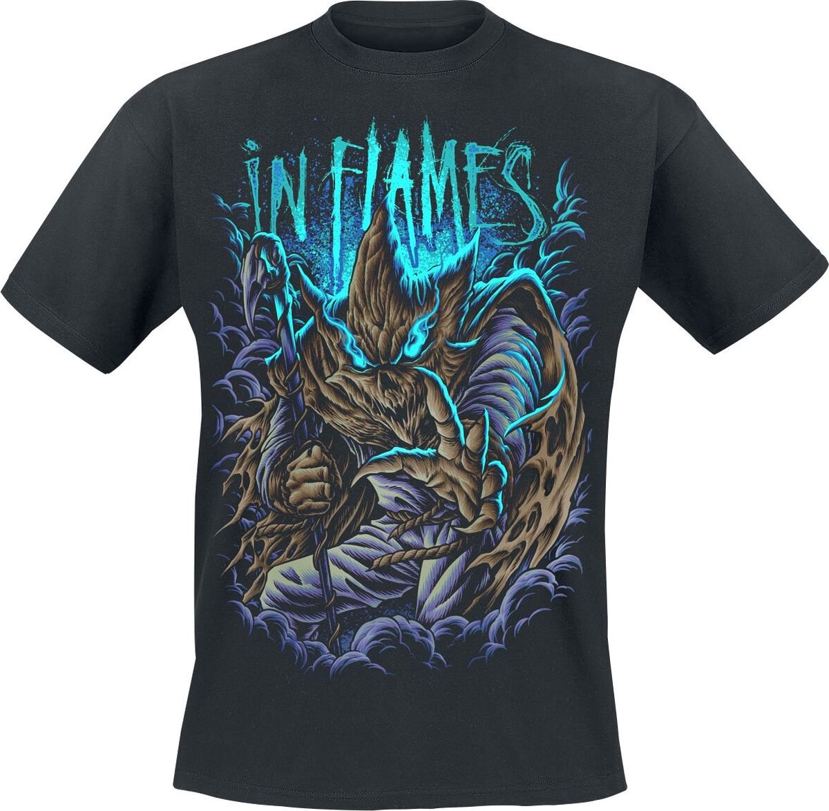 In Flames Out Of Hell Heren T-shirt - zwart - S
