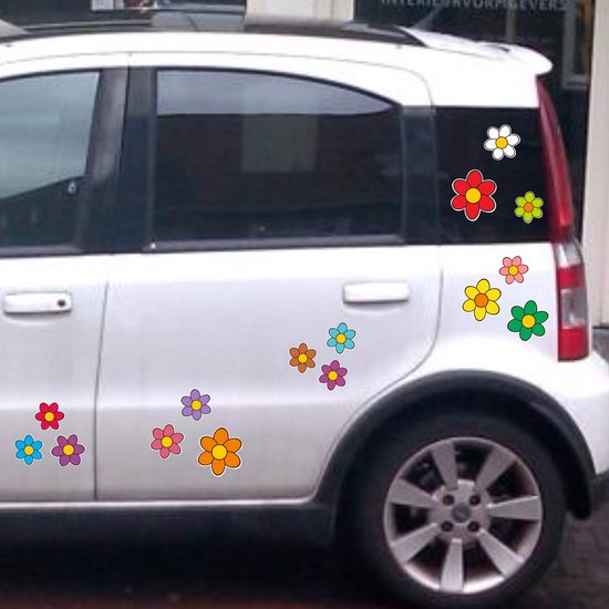 Bakfietsstickers Flower Power set 30 bloemen stickers van Bakfiets — afbeelding 5