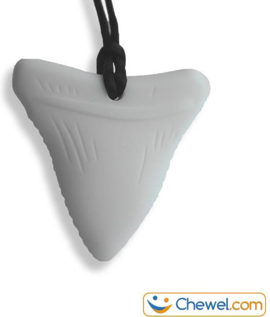 Bijtketting Kauwketting Haai - Stoere Haaientand Wit van Merkloos — afbeelding 3