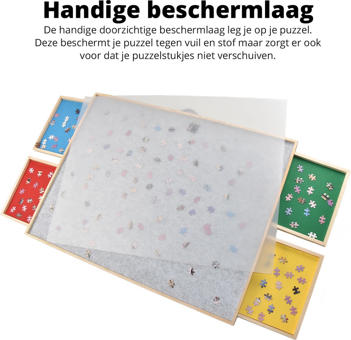 Flinq Puzzelbord met Opbergsysteem - Puzzelplaat met
