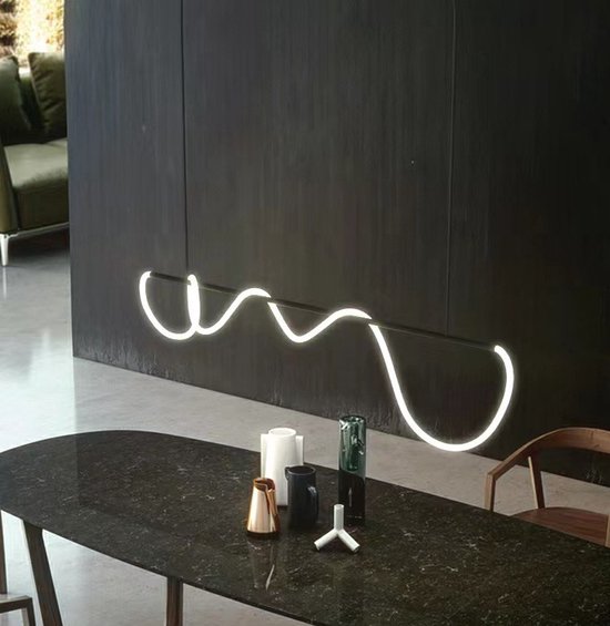 Moderne Eenvoudige Led Eettafel Hanglamp Eetkamer Hanglamp In hoogte verstelbare kroonluchter voor woonkamer - Nordisch -Led - 2300K -