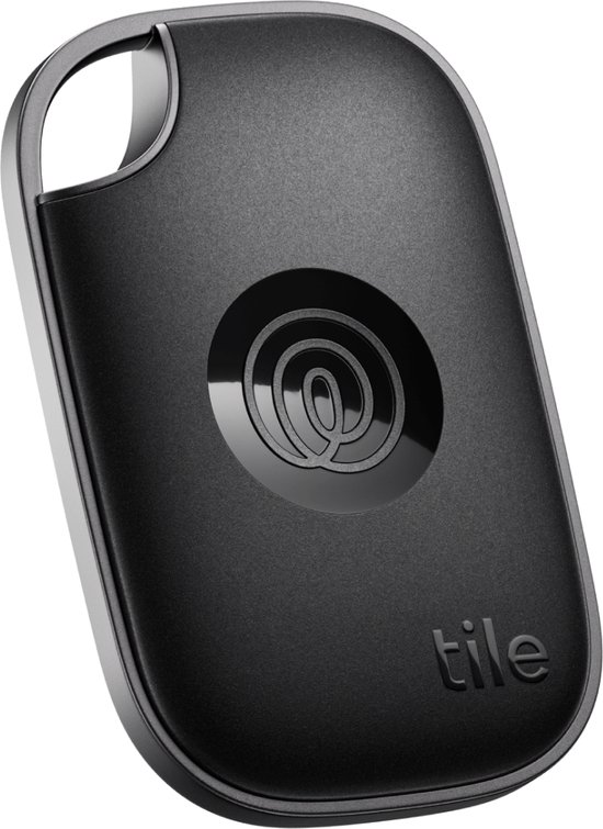 Tile Pro (2024) - Krachtige Bluetooth Tracker voor sleutels, tassen en meer. Compatibel met iOS en Android. 1 stuk (Zwart)