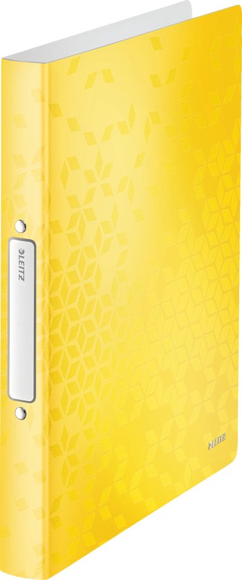 Reliure à anneaux Leitz WOW A4 PP 2RR 25mm jaune