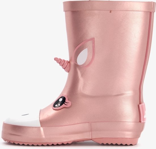 Mountain Peak kinder regenlaarzen unicorn - Roze - 100% stof- en waterdicht - Maat 25/26