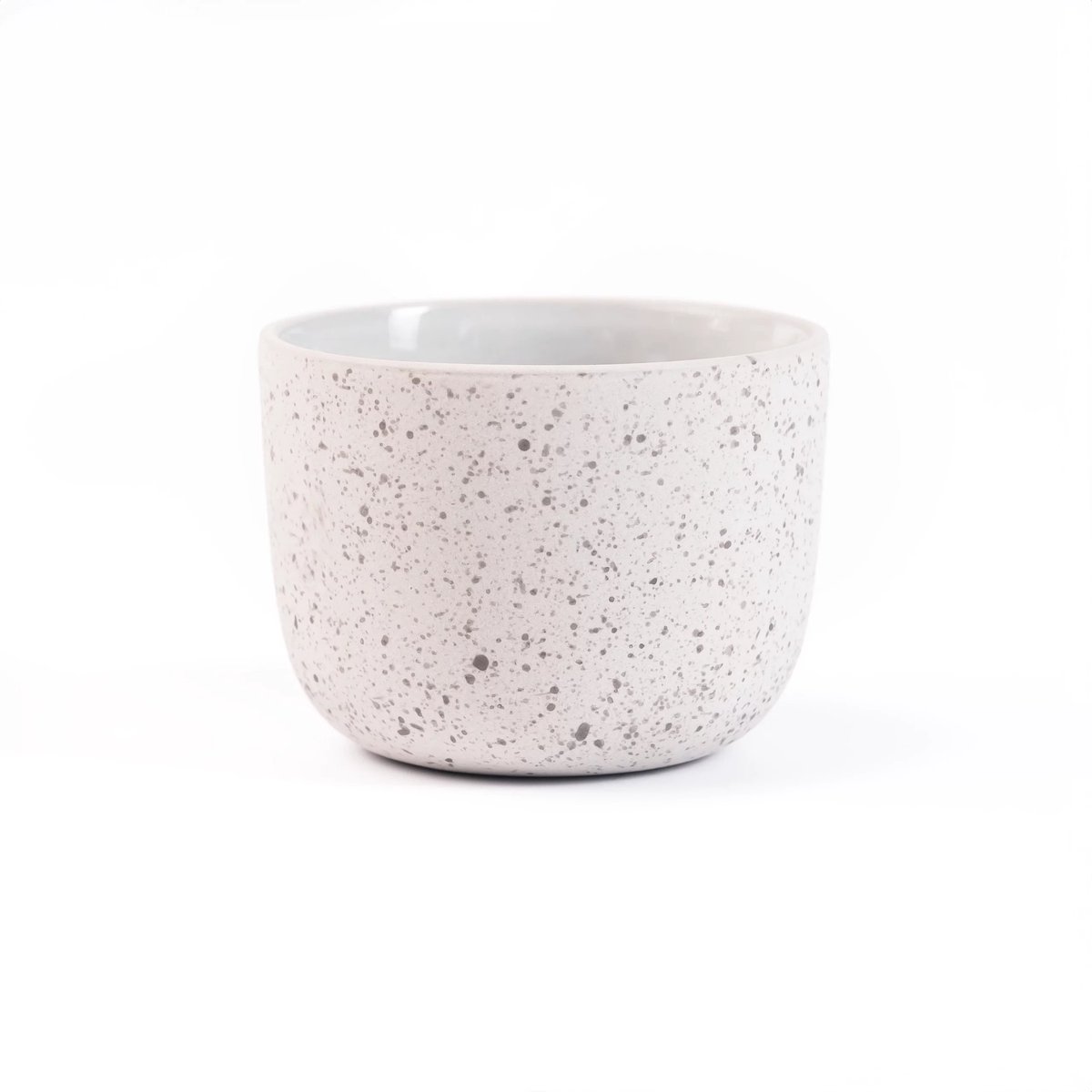 Latte kop - 250ml - Speckled - Cappuccino kop - groot - Handgemaakt – Porselein – Koffiekopjes – Espressomachine - Barista Essentials