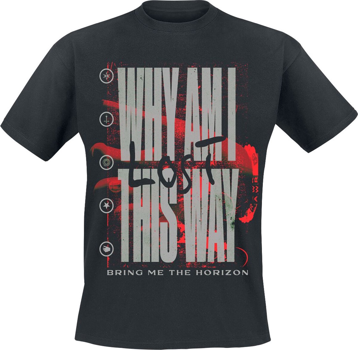 Bring Me The Horizon Why Am I This Way T-shirt zwart S - Katoen - Band merch, Bands