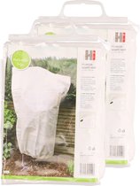 2x couvertures antigel pour plantes avec cordon de serrage blanc 1,5 mètre x 110 cm 50 g/ m2 - Housses de Housses de protection pour plantes