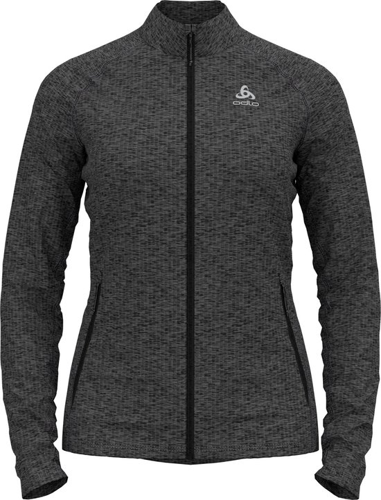 Odlo Mid layer full zip TENCIA GRIJS - Maat M