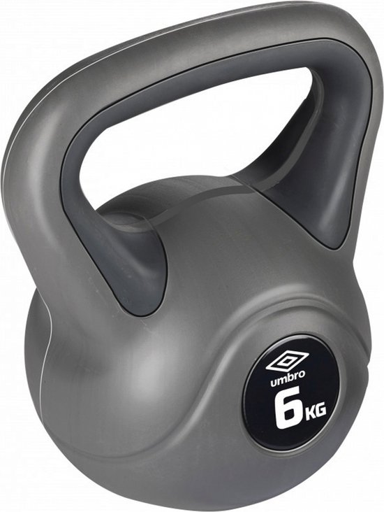 Kettlebell 6 kg voor binnen en buiten Ergonomisch Breed Handvat PE