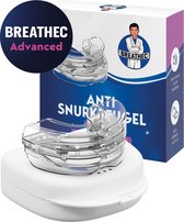 Breathec Anti Snurkbeugel Advanced - Verstelbaar 0-10MM - Verstelbare Anti Snurk Bitje Tegen Zwaar Snurken - Knarsbitje & Gebitsberscherming