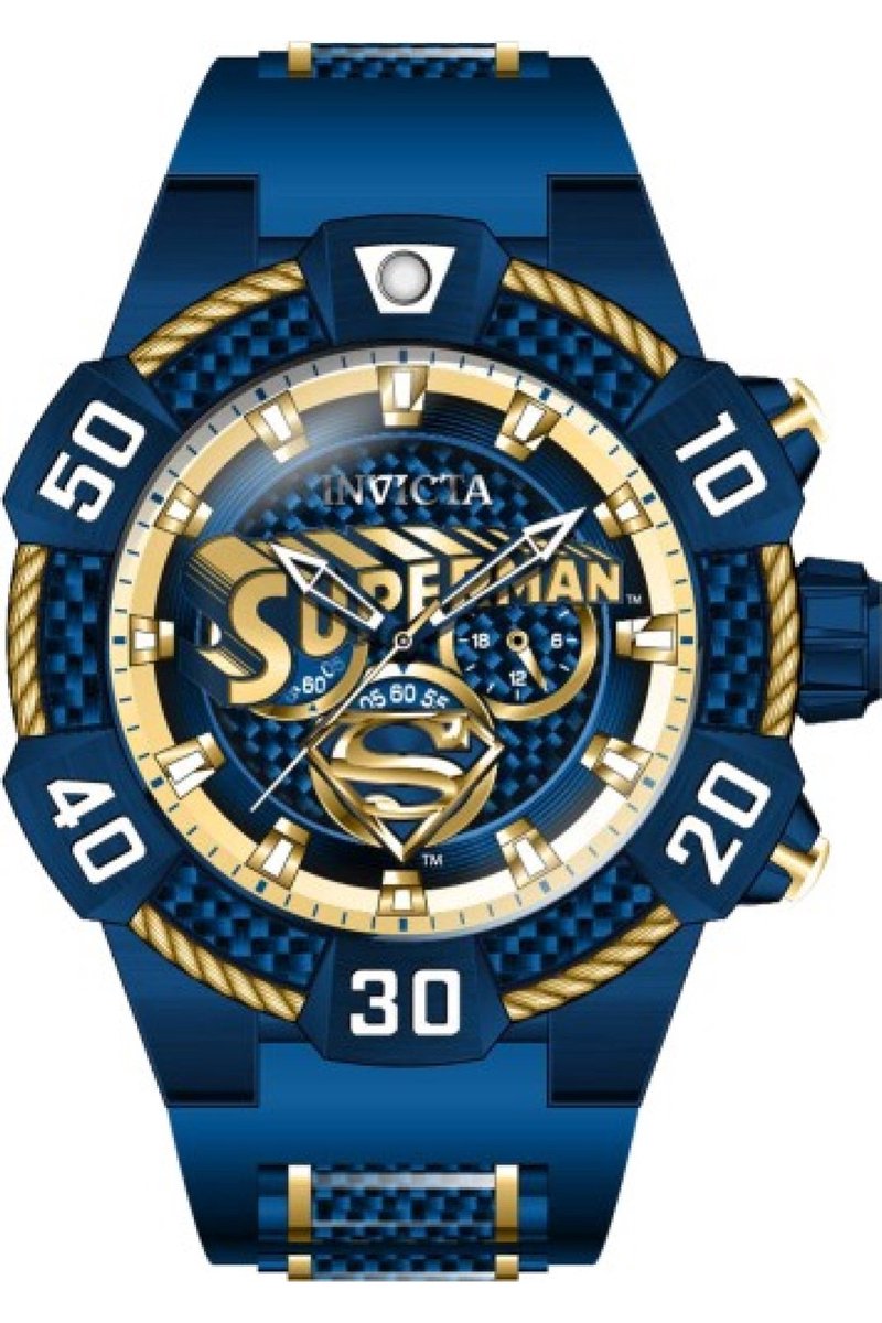 Invicta DC Comics - Superman 41147 Quartz Herenhorloge - 52mm