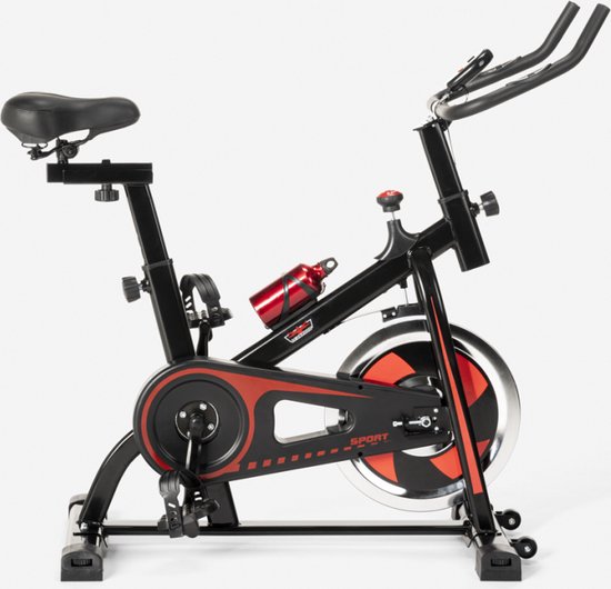 Atlas- Spinning fiets - Spinning bike - hometrainer- hometrainingfiets- Spinfiets- Fitness bike- Stille Indoor bike