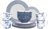 Laura Ashley Blueprint Collectables Serviesset 4 persoons - 16 Delig