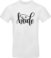 T-shirt Bride - Wit, M