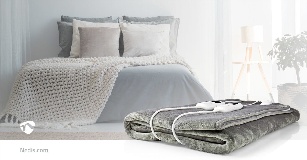 AxiHandel Elektrische Deken 2 Personen 160x140 cm 9 Warmte - afbeelding 3