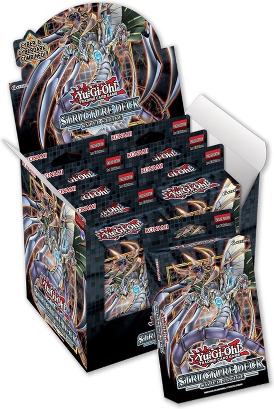 Afbeelding van het spel Yu-Gi-Oh! TCG - Cyber Strike Structure Deck Unlimited Reprint Edition Display (8 Decks)