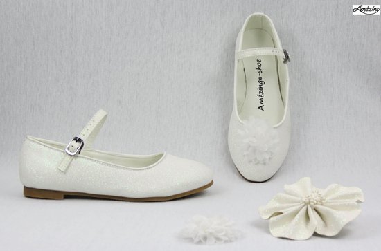 Chaussure mariage-fille-princesse chaussure-communion-ballerine-chaussure...  | bol