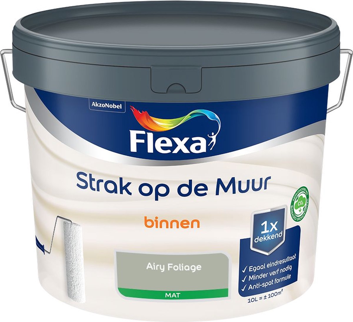 Flexa Strak op de Muur - Binnen muurverf - Mat - Airy Foliage - 10 liter