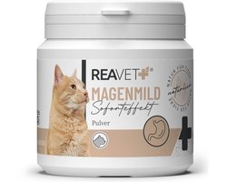 ReaVet - Magen Mild voor Katten - Ondersteunt de vertering - Ondersteunt de darmpassage - Natuurlijke mineralen - 50g
