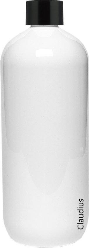 KWARE Glazen flessen in vintage stijl, 1 liter, met beugelsluiting - ideaal voor huishoudelijk of commercieel gebruik - vullen met water, wijn, sterke drank, olie, bier, schnaps of likeuren (helder