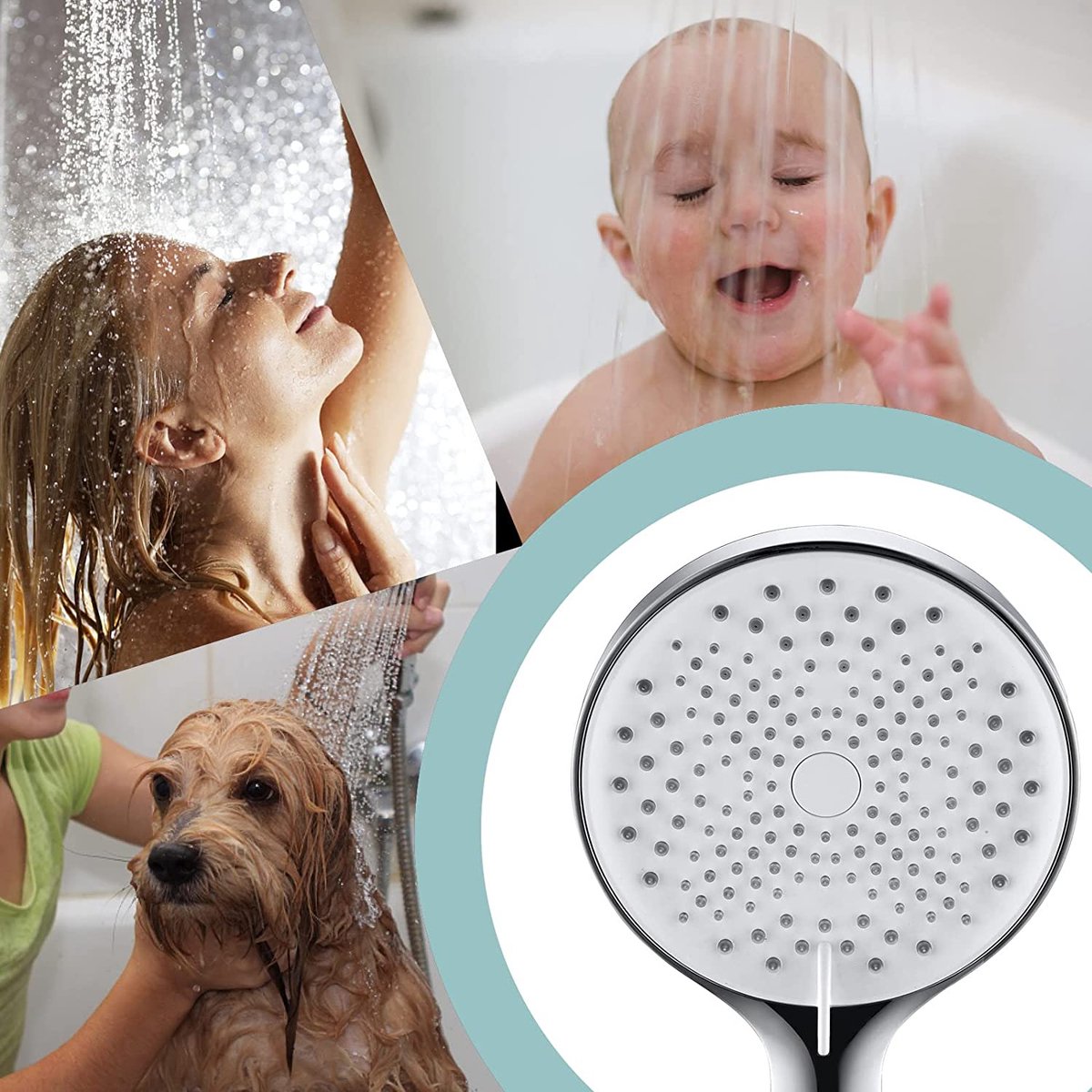 VidaXL Douchetent waterdicht bruin