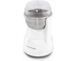 Esperanza Koffiemolen Lungo - Elektrische koffiemolen - Wit - RVS mes