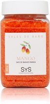 Sys Badzout - Mango - Body Scrub - 100% Natuurlijk Mineraalzout - 400g - Snel Oplossend
