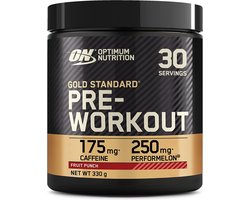 Optimum Nutrition Optimum Nutrition Gold Standard Pre Workout - Green Apple - Pre-Workout - 330 gram (30 doseringen)