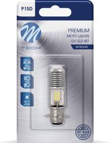 M- Tech LED - P15D 12V 12x 1W - Premium - Wit