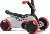 BERG GO² SparX Loopauto - 10 tot 30 Maanden - Uitklapbare pedalen - Grijs/Rood