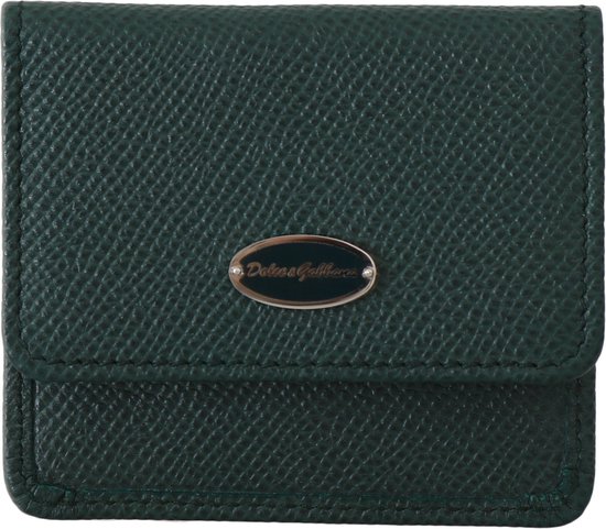 Dolce & Gabbana Green Exotic Skins Condom Case Holder Wallet