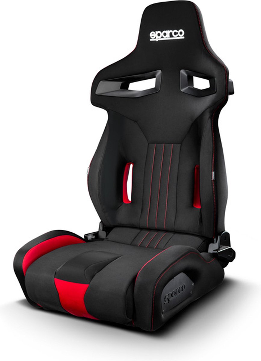 Sparco Sportstoel R333 Zwart/Rood (Verstelbaar)