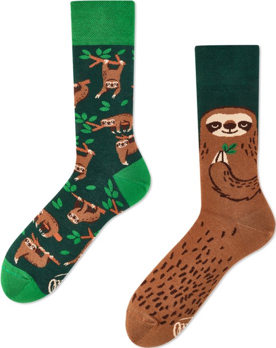 Chaussettes unisexes Many Mornings Sloth Life - Unisexe - Taille: 43-46