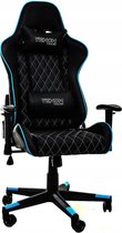 Venom - Extreem ergonomische en draaibare gamer PC- Gaming stoel- Bureaustoel- Eco leer- Zwart/blauw