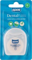 DentalFloss - Rident - Flosdraad - 50m - Met fluoride - Mint smaak - Verwijdert tandplak - Mondhygiëne - Voor sterker tandvlees.