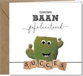 Tallies Cards - Nieuwe Baan gefeliciteerd - Plant wenskaarten