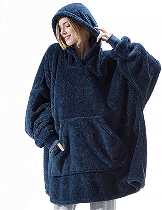 Oversized groote hoodie - Hoodie deken - Warme deken - Warme deken hoodie - Winter deken - Fleece dekentje - Hoodie Blanket