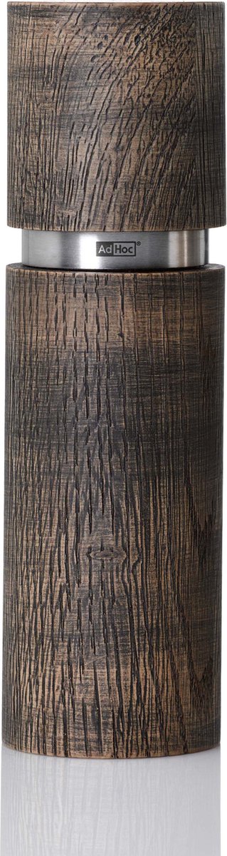 Peper of Zoutmolen Texture Antique - Zwart, 20 cm - Adhoc