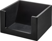 The Home Edit zwarte opbergbox medium - Wooden Onyx Collection - 05047CEU - Stapelbaar & Duurzaam