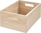La boîte de rangement Home Edit en bois (boîte de rangement D) - Collection Bois - Bois - Empilable