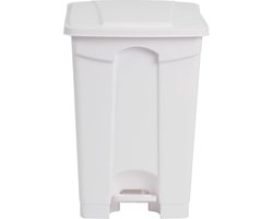 Jantex afvalemmer wit 45L