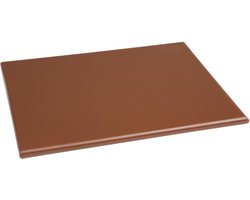 Hygiplas HDPE Snijplank Bruin 300x225x12mm HC864 - Horeca