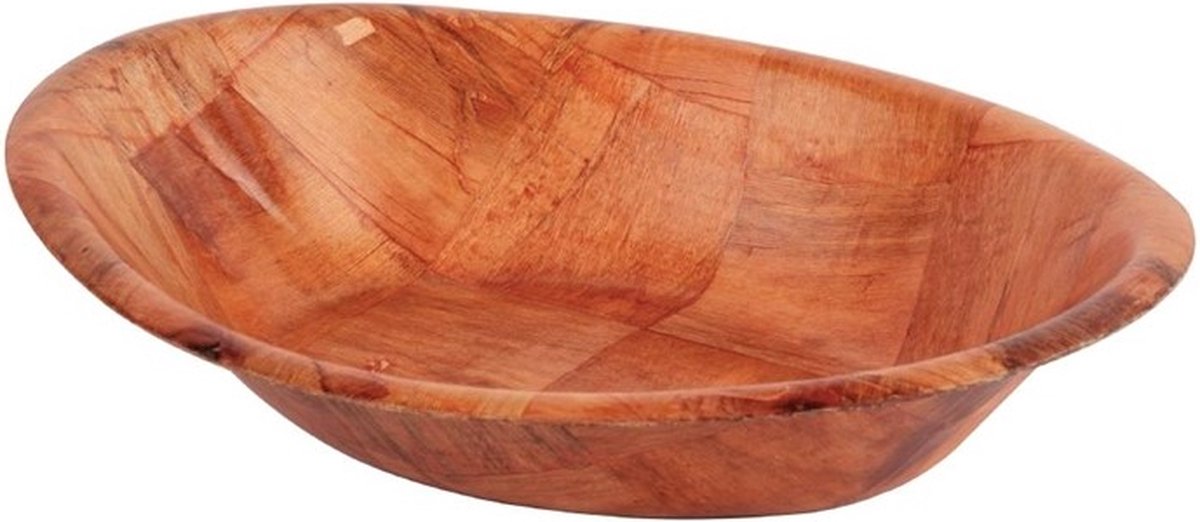 Sunnex ovale Houten Schaal 30x23cm