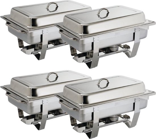 Olympia Milan chafing dish set 4 stuks
