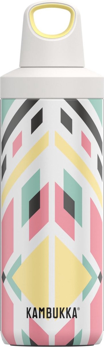 Kambukka Reno geïsoleerde Drinkfles 500 ML - Tribal Shibori met draaidop