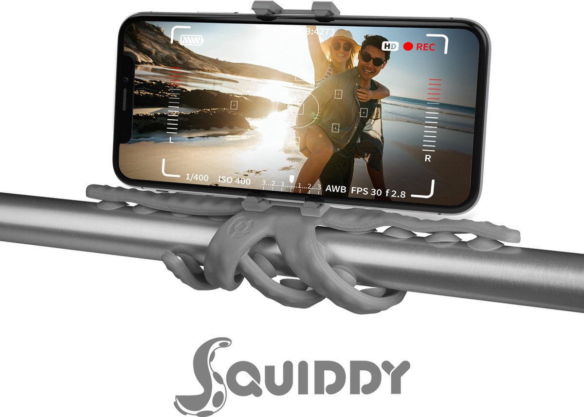 Grijze Squiddy Flexible Holder
