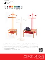 Officinanove - James Clothes Hanger Stand RAL 2008