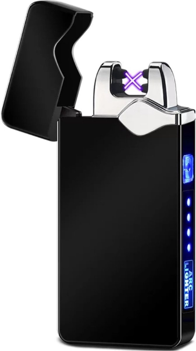 Elektrische Plasma Aansteker – USB Aansteker - Oplaadbaar met Batterij  Indicator - Zwart | bol.com
