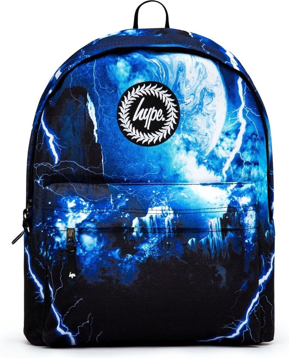 Hype Blue Galaxy Lightning Backpack - Rugtas