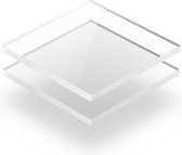 Plexiglas GS plaat 2 mm dik - 120 x 60 cm - Helder